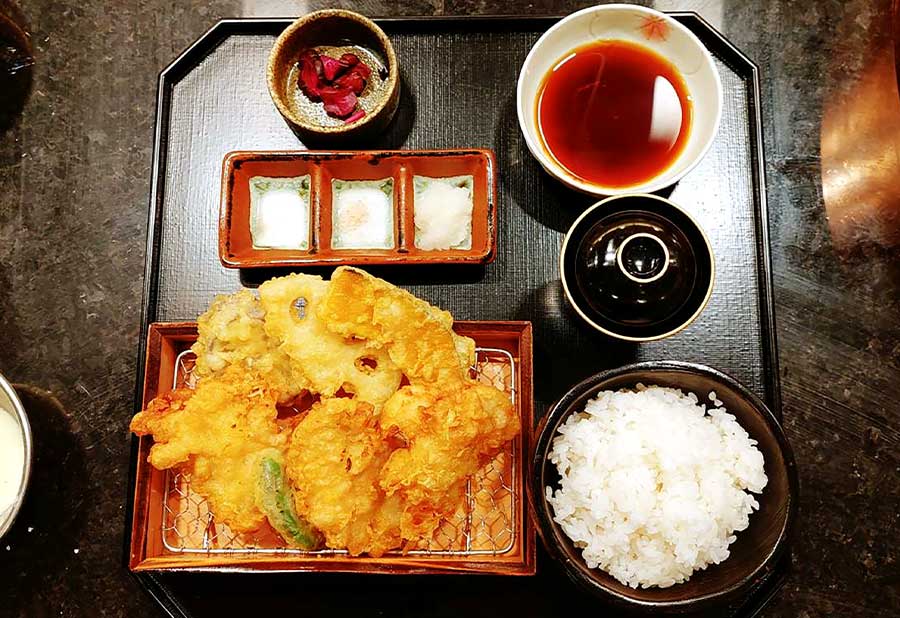 Chicken tempura Mixed set