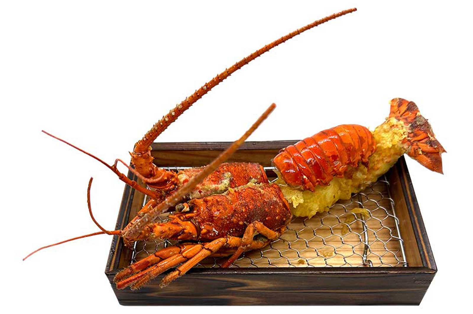 Spiny lobster tempura